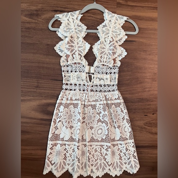 For Love and Lemons Mon Cheri White Mini Dress - Picture 5 of 7